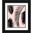 thumbnail image 1 of Pinto, Patricia 15x18 Black Ornate Wood Framed with Double Matting Museum Art Print Titled - Barú Palm Pattern on Blush I, 1 of 4