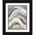 thumbnail image 1 of Pinto, Patricia 15x18 Black Ornate Wood Framed with Double Matting Museum Art Print Titled - New Concept Blue, 1 of 4