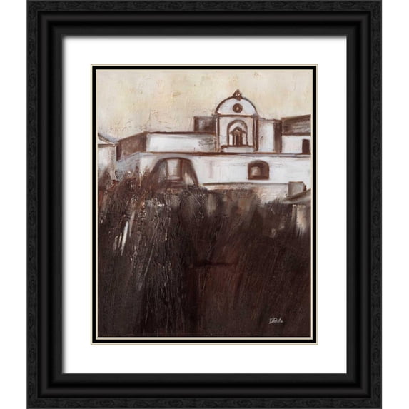 Pinto, Patricia 15x18 Black Ornate Wood Framed with Double Matting Museum Art Print Titled - Old Cartagena V