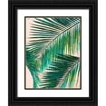 thumbnail image 1 of Pinto, Patricia 15x18 Black Ornate Wood Framed with Double Matting Museum Art Print Titled - Palmas in Pink II, 1 of 4