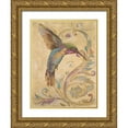 thumbnail image 1 of Pinto, Patricia 15x18 Gold Ornate Wood Framed with Double Matting Museum Art Print Titled - Hummingbird I, 1 of 4