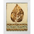 thumbnail image 1 of Pinto, Patricia 15x18 White Modern Wood Framed Museum Art Print Titled - Chevron Leaf I, 1 of 4