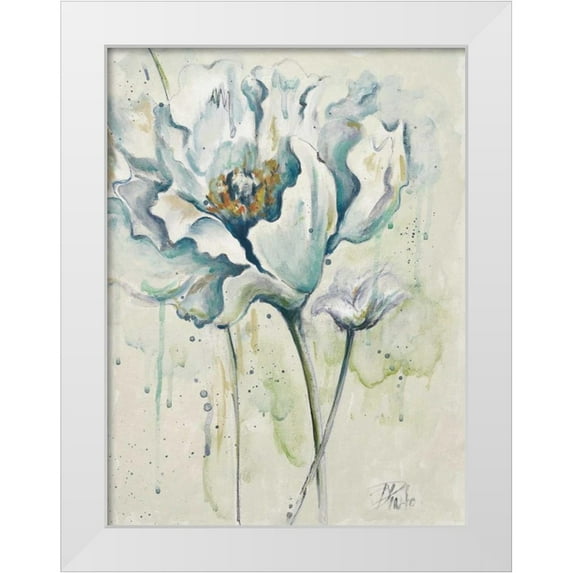 Pinto, Patricia 15x18 White Modern Wood Framed Museum Art Print Titled - Fresh Poppies I