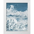 thumbnail image 1 of Pinto, Patricia 15x18 White Modern Wood Framed Museum Art Print Titled - Make Waves, 1 of 4