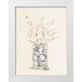 thumbnail image 1 of Pinto, Patricia 15x18 White Modern Wood Framed Museum Art Print Titled - Spring Vase With Pebbles, 1 of 4