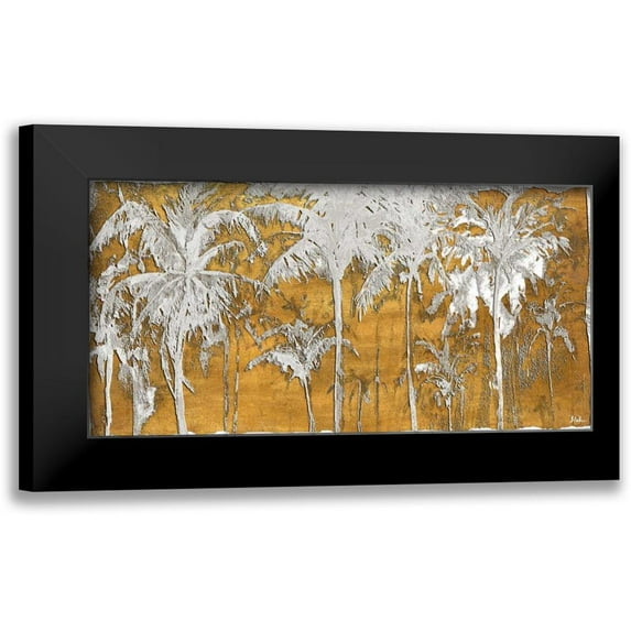 Pinto, Patricia 18x11 Black Modern Framed Museum Art Print Titled - Luxe Palms III