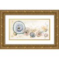 thumbnail image 1 of Pinto, Patricia 18x11 Gold Ornate Wood Framed with Double Matting Museum Art Print Titled - Agates Flying Watercolor, 1 of 4