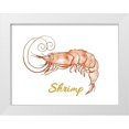 thumbnail image 1 of Pinto, Patricia 18x15 White Modern Wood Framed Museum Art Print Titled - Shrimp, 1 of 4