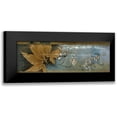 thumbnail image 1 of Pinto, Patricia 18x9 Black Modern Framed Museum Art Print Titled - Leaf Panel IV, 1 of 5