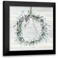 thumbnail image 1 of Pinto, Patricia 20x20 Black Modern Framed Museum Art Print Titled - Aspen Wreath, 1 of 5