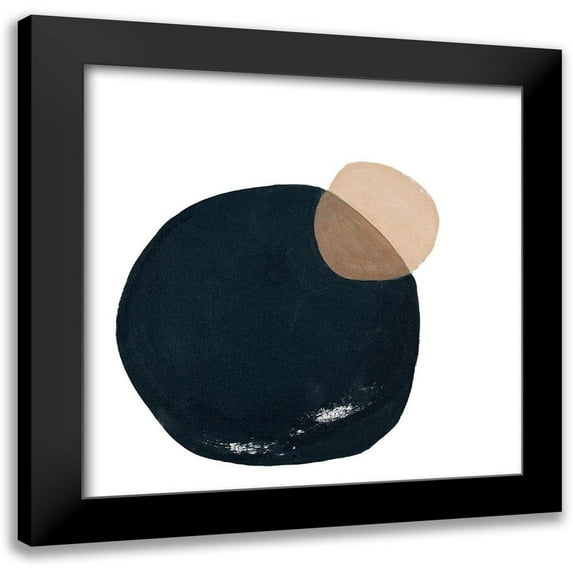 Pinto, Patricia 20x20 Black Modern Framed Museum Art Print Titled - Circular Abstraction