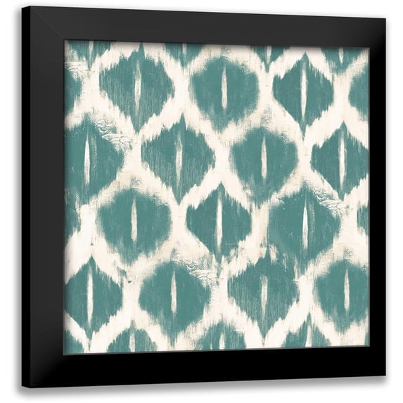 Pinto, Patricia 20x20 Black Modern Framed Museum Art Print Titled - Colored Ikats III
