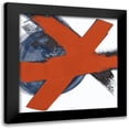 thumbnail image 1 of Pinto, Patricia 20x20 Black Modern Framed Museum Art Print Titled - Red Moon Abstract I, 1 of 5