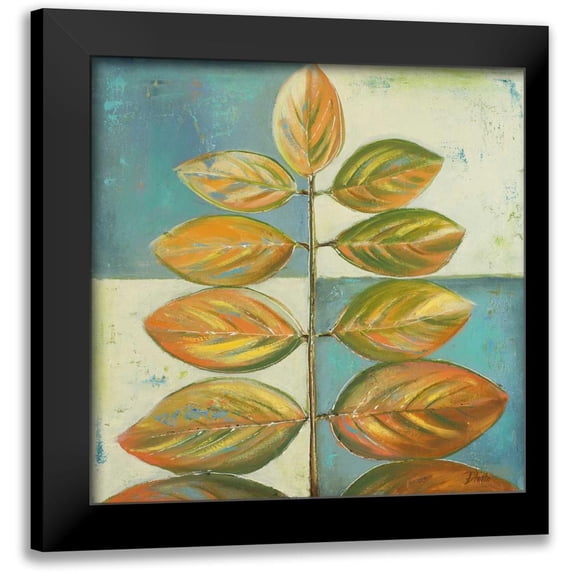 Pinto, Patricia 20x20 Black Modern Framed Museum Art Print Titled - The Green Compliment II