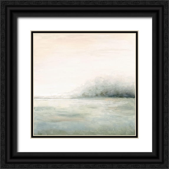 Pinto, Patricia 20x20 Black Ornate Wood Framed with Double Matting Museum Art Print Titled - Light Fog
