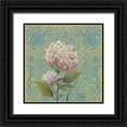 thumbnail image 1 of Pinto, Patricia 20x20 Black Ornate Wood Framed with Double Matting Museum Art Print Titled - The Garden Flower I, 1 of 4