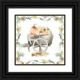 thumbnail image 1 of Pinto, Patricia 20x20 Black Ornate Wood Framed with Double Matting Museum Art Print Titled - Wood Cart Square with Branches, 1 of 4