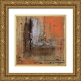 thumbnail image 1 of Pinto, Patricia 20x20 Gold Ornate Wood Framed with Double Matting Museum Art Print Titled - Coral On Silver I, 1 of 4