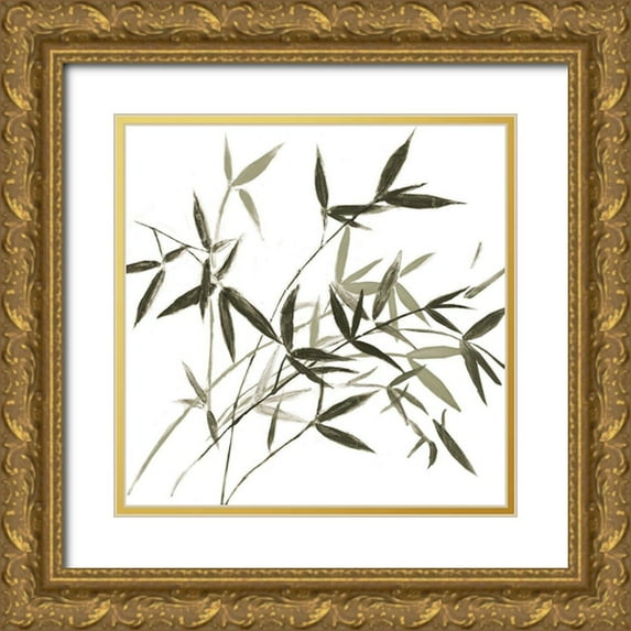 Pinto, Patricia 20x20 Gold Ornate Wood Framed with Double Matting Museum Art Print Titled - Harmonious I