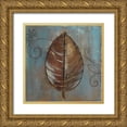 thumbnail image 1 of Pinto, Patricia 20x20 Gold Ornate Wood Framed with Double Matting Museum Art Print Titled - New Leaf V, 1 of 4