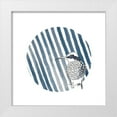 thumbnail image 1 of Pinto, Patricia 20x20 White Modern Wood Framed Museum Art Print Titled - Indigo Bird Circle, 1 of 4