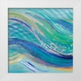 thumbnail image 1 of Pinto, Patricia 20x20 White Modern Wood Framed Museum Art Print Titled - Mar Azul I, 1 of 4