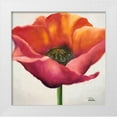 thumbnail image 1 of Pinto, Patricia 20x20 White Modern Wood Framed Museum Art Print Titled - Poppy Flower I, 1 of 4