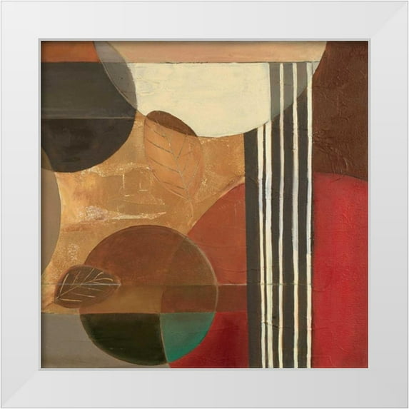 Pinto, Patricia 20x20 White Modern Wood Framed Museum Art Print Titled - Visionary IV