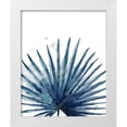thumbnail image 1 of Pinto, Patricia 20x24 White Modern Wood Framed Museum Art Print Titled - Teal Palm Frond II, 1 of 4