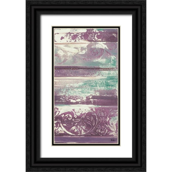 Pinto, Patricia 20x32 Black Ornate Wood Framed with Double Matting Museum Art Print Titled - Radiant Sophistication II