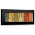 thumbnail image 1 of Pinto, Patricia 24x11 Black Modern Framed Museum Art Print Titled - Lucky Numbers II, 1 of 5