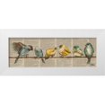 thumbnail image 1 of Pinto, Patricia 24x11 White Modern Wood Framed Museum Art Print Titled - Gleeful Newsprint II, 1 of 4