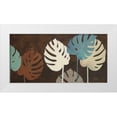 thumbnail image 1 of Pinto, Patricia 24x14 White Modern Wood Framed Museum Art Print Titled - My Fashion Leaves I, 1 of 4