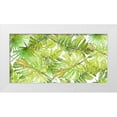 thumbnail image 1 of Pinto, Patricia 24x14 White Modern Wood Framed Museum Art Print Titled - New Green Scattered Palms, 1 of 4