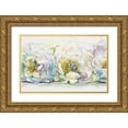 thumbnail image 1 of Pinto, Patricia 24x17 Gold Ornate Wood Framed with Double Matting Museum Art Print Titled - The Three Peonies, 1 of 4