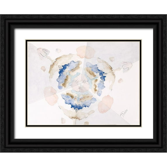 Pinto, Patricia 24x19 Black Ornate Wood Framed with Double Matting Museum Art Print Titled - The Secret