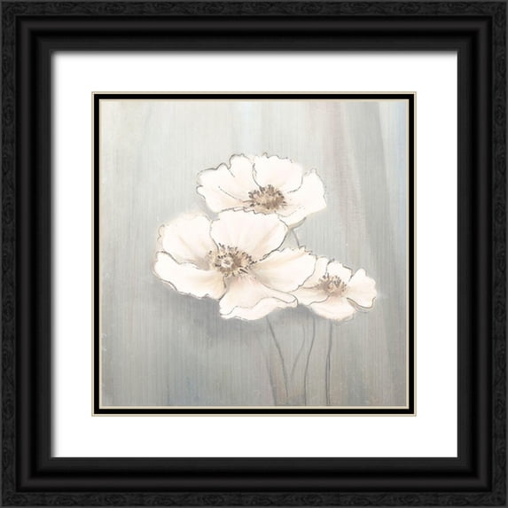Pinto, Patricia 26x26 Black Ornate Wood Framed with Double Matting Museum Art Print Titled - White Plantation I