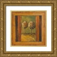 thumbnail image 1 of Pinto, Patricia 26x26 Gold Ornate Wood Framed with Double Matting Museum Art Print Titled - Lonely Trees III, 1 of 4