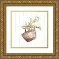 thumbnail image 1 of Pinto, Patricia 26x26 Gold Ornate Wood Framed with Double Matting Museum Art Print Titled - Ramitas II, 1 of 4
