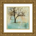 thumbnail image 1 of Pinto, Patricia 26x26 Gold Ornate Wood Framed with Double Matting Museum Art Print Titled - Serene Forest II, 1 of 4