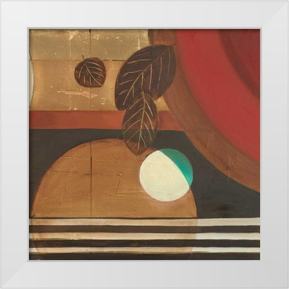 Pinto, Patricia 26x26 White Modern Wood Framed Museum Art Print Titled - Visionary II