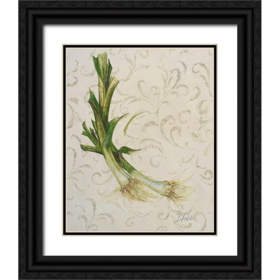 Pinto, Patricia 26x32 Black Ornate Wood Framed with Double Matting Museum Art Print Titled - Botanica II