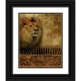 thumbnail image 1 of Pinto, Patricia 26x32 Black Ornate Wood Framed with Double Matting Museum Art Print Titled - Elegant Safari IV, 1 of 4