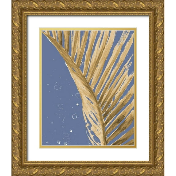 Pinto, Patricia 26x32 Gold Ornate Wood Framed with Double Matting Museum Art Print Titled - Gold Wet Palm