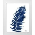 thumbnail image 1 of Pinto, Patricia 26x32 White Modern Wood Framed Museum Art Print Titled - Indigo Ferns I, 1 of 4