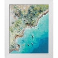 thumbnail image 1 of Pinto, Patricia 26x32 White Modern Wood Framed Museum Art Print Titled - Playa Escondida from Above, 1 of 4