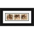 thumbnail image 1 of Pinto, Patricia 32x12 Black Ornate Wood Framed with Double Matting Museum Art Print Titled - Sepia - Tres, 1 of 4