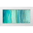 thumbnail image 1 of Pinto, Patricia 32x18 White Modern Wood Framed Museum Art Print Titled - The Blue Palette, 1 of 4