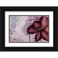 thumbnail image 1 of Pinto, Patricia 32x23 Black Ornate Wood Framed with Double Matting Museum Art Print Titled - Pressed Flowers I, 1 of 4