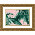 thumbnail image 1 of Pinto, Patricia 32x23 Gold Ornate Wood Framed with Double Matting Museum Art Print Titled - Modern Coconut Palms, 1 of 4
